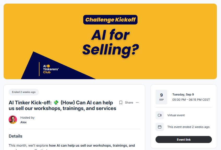 Live Kickoff Session